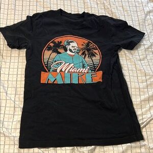 Miami Dolphins Black Graphic T-Shirt